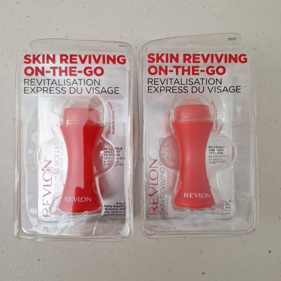 Revlon Other - Lot Of 2 Revlon‎ Skin Reviving On-The-Go Roller Depuffs Cools Revives Skin